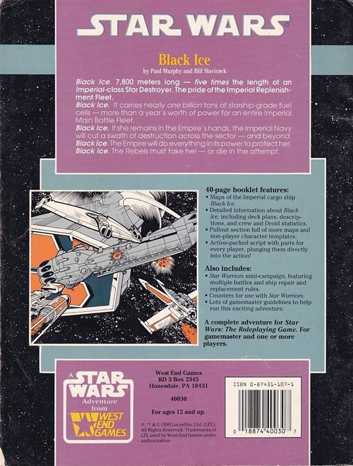 Star wars D6 - Black Ice (B-Grade) (Genbrug)